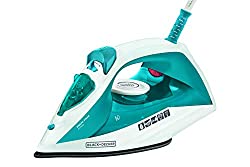 BLACK+DECKER Ferro de Passar a Vapor com Base Antiaderente 1200W Azul e Branco 110V FX2100