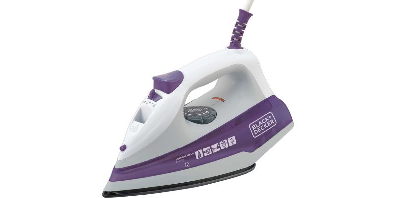 ferro a vapor BLACK+DECKER fx1000 roxo