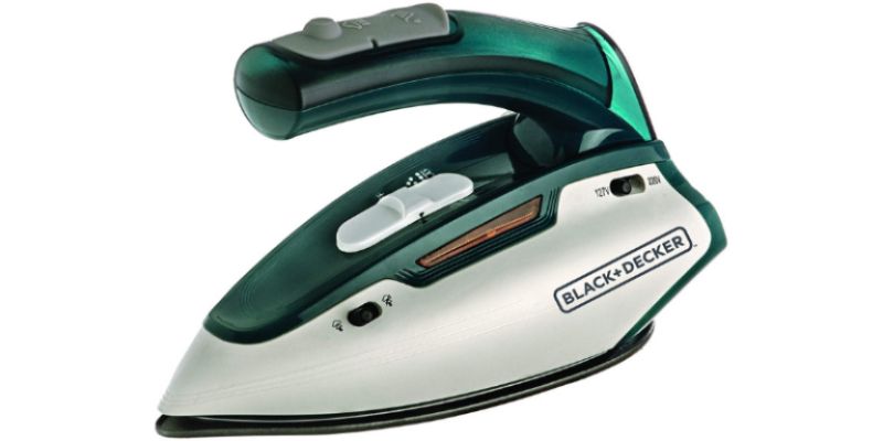 ferro blackdecker verde portátil ideal para por na mala