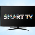 televisão escrito na tela: smart tv